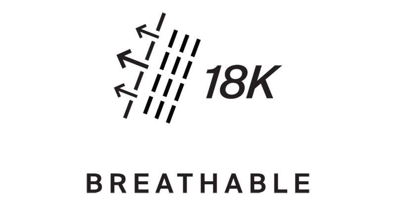 Breathable (18’000 g/m2 in 24H)